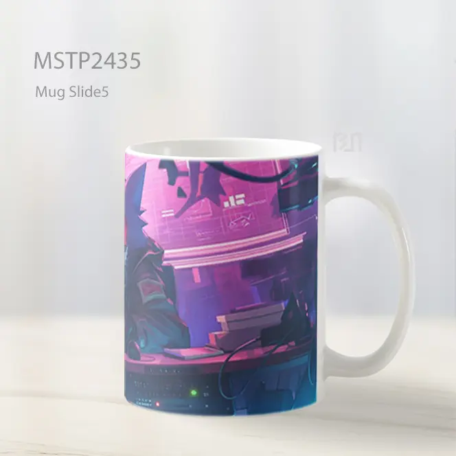 Pokemon Gengar Estetik Cyber Mug MSTP2435 - All-side / Desain