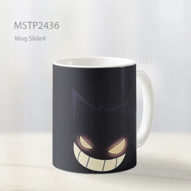 Pokemon Gengar Mata Bersinar Gelap Mug MSTP2436
