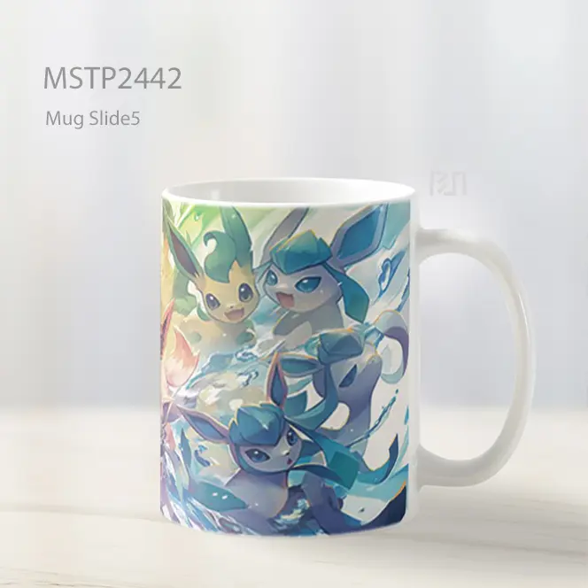Pokemon Group Scene Mug MSTP2442 - All-side / Desain