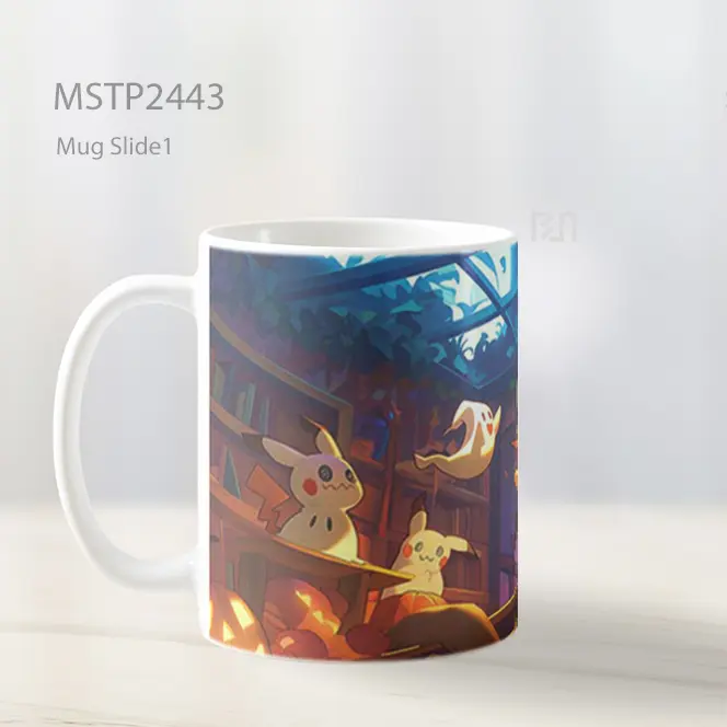 Pokemon Halloween Pikachu Pumpkins Mug MSTP2443 - All-side / Desain