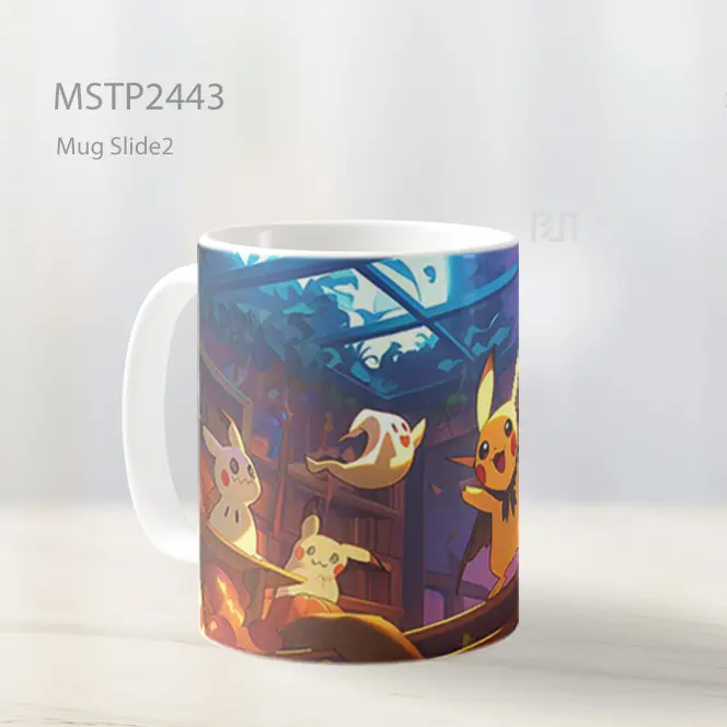 Pokemon Halloween Pikachu Pumpkins Mug MSTP2443 - All-side / Desain