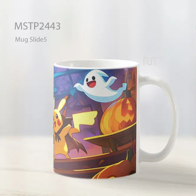 Pokemon Halloween Pikachu Pumpkins Mug MSTP2443 - All-side / Desain
