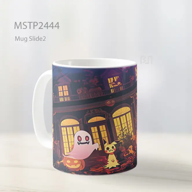 Pokemon Halloween Rumah Berhantu Mug MSTP2444 - All-side / Desain