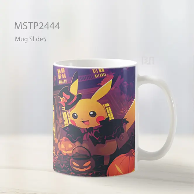 Pokemon Halloween Rumah Berhantu Mug MSTP2444 - All-side / Desain