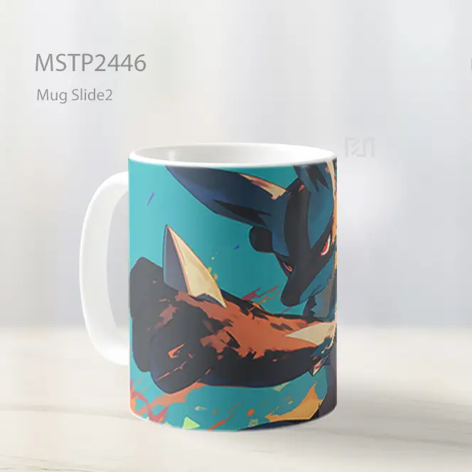 Pokemon Lucario Aesthetic Mug MSTP2446 - All-side / Desain