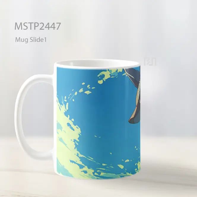 Pokemon Lucario Biru Mug MSTP2447 - All-side / Desain