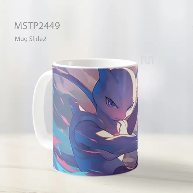 Pokemon Mewtwo Aesthetic Mug MSTP2449 - All-side / Desain