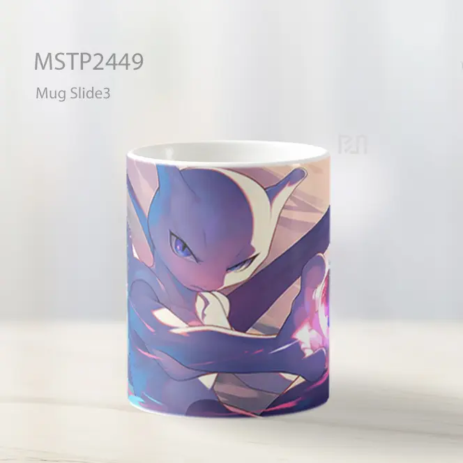 Pokemon Mewtwo Aesthetic Mug MSTP2449 - All-side / Desain