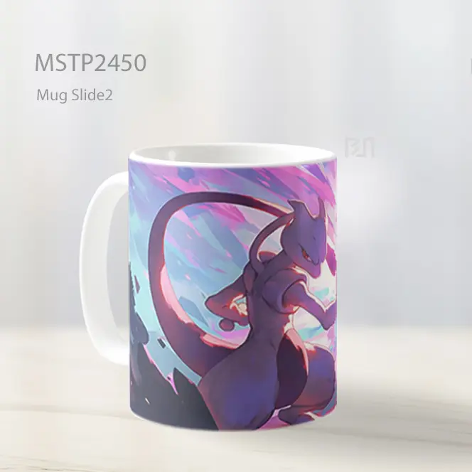 Pokemon Mewtwo Keren Mug MSTP2450 - All-side / Desain