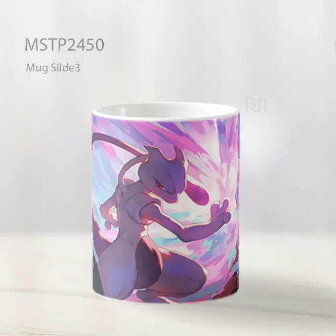 Pokemon Mewtwo Keren Mug MSTP2450 - All-side / Desain