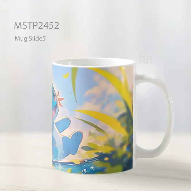 Pokemon Mudkip Bahagia Splash Air Mug MSTP2452 - All-side / Desain