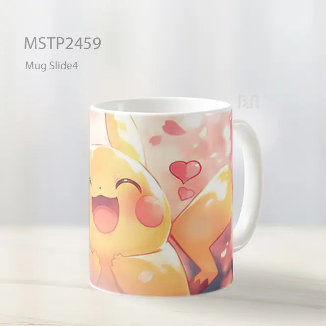 Pokemon Pikachu Happy Love Hearts Kawaii Mug MSTP2459