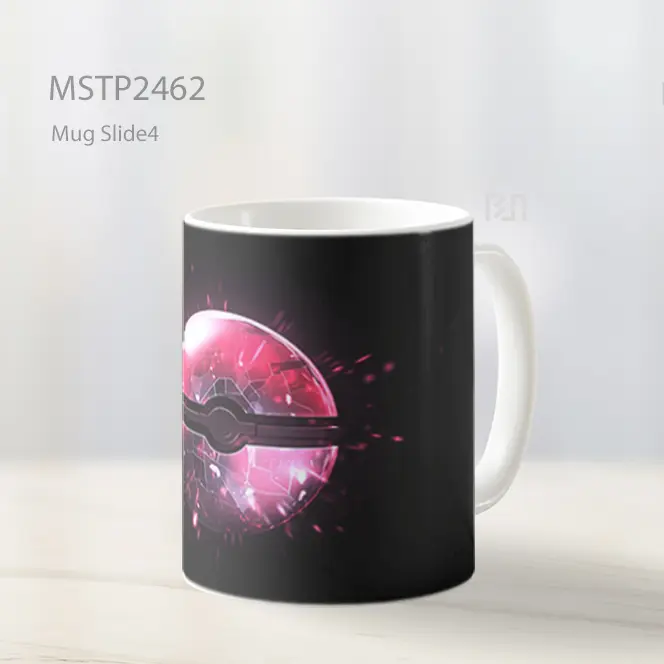 Pokemon Pokeball Hitam Mug MSTP2462