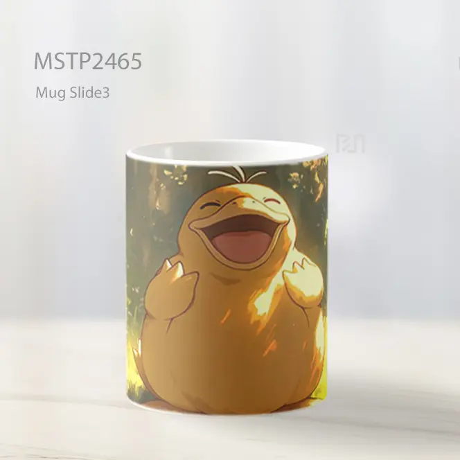 Pokemon Psyduck Tertawa Mug MSTP2465 - All-side / Desain