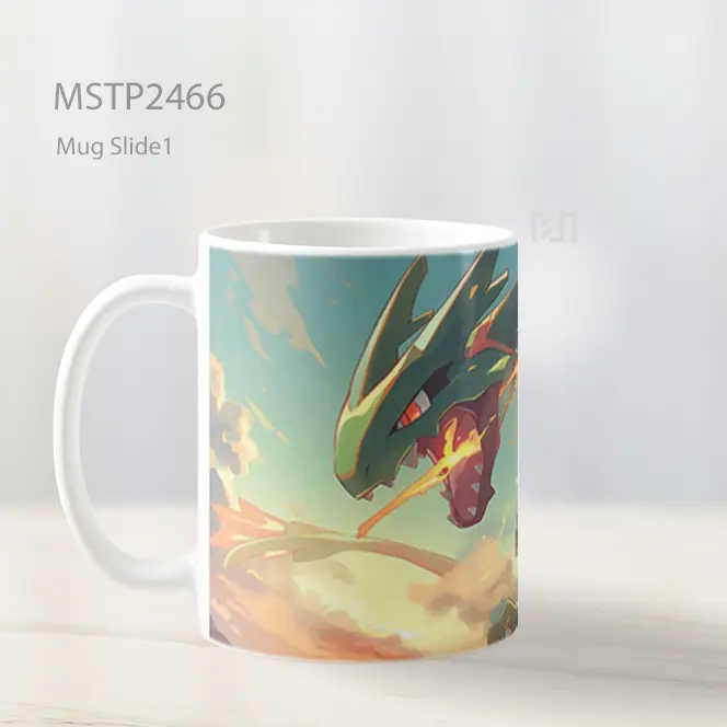 Pokemon Rayquaza Epik Mug MSTP2466 - All-side / Desain