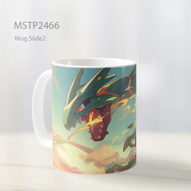 Pokemon Rayquaza Epik Mug MSTP2466 - All-side / Desain