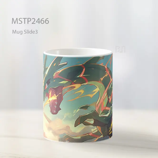 Pokemon Rayquaza Epik Mug MSTP2466 - All-side / Desain