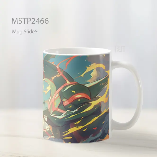 Pokemon Rayquaza Epik Mug MSTP2466 - All-side / Desain