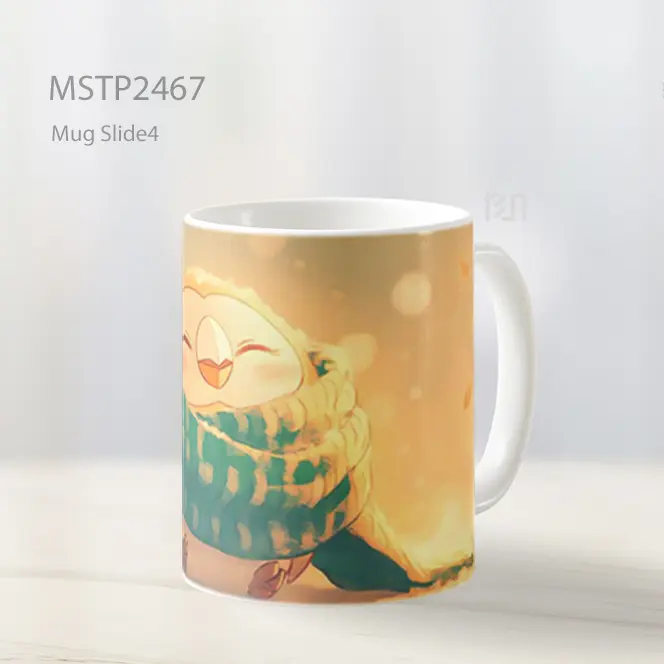Pokemon Rowlet Syal Rajut Hangat Mug MSTP2467