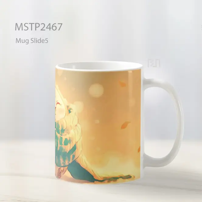 Pokemon Rowlet Syal Rajut Hangat Mug MSTP2467 - All-side / Desain