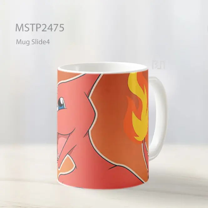 Pok%C3%A3%C2%A9Mon Charmander Dengan Ekor Api Menyala Mug MSTP2475