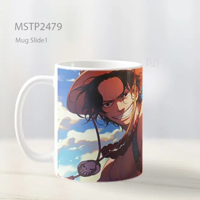 Portgas D Ace Jempol Ke Atas Mug MSTP2479 - All-side / Desain