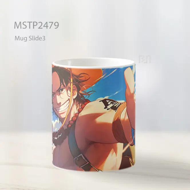 Portgas D Ace Jempol Ke Atas Mug MSTP2479 - All-side / Desain