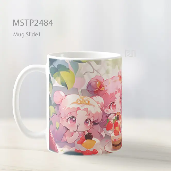 Precure Anime Mug MSTP2484 - All-side / Desain
