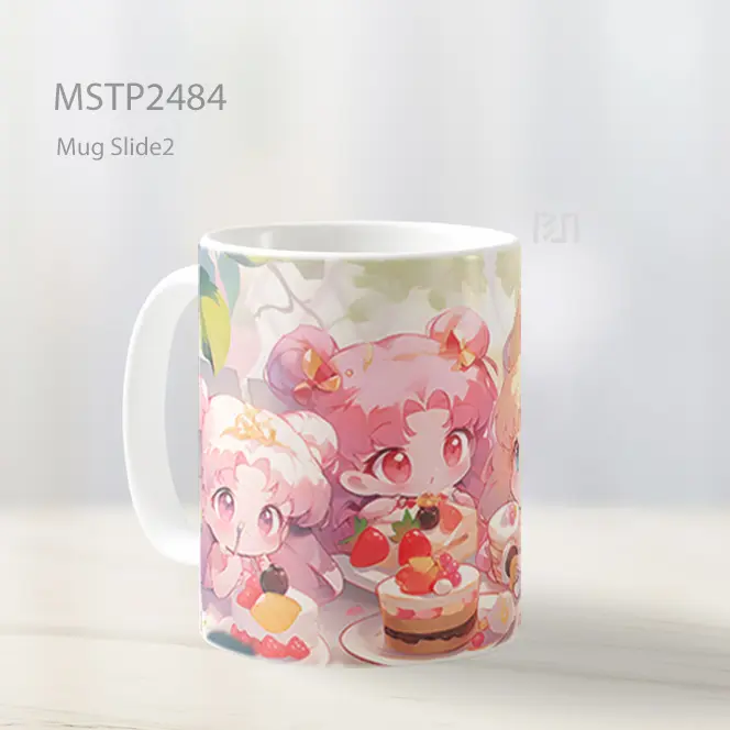 Precure Anime Mug MSTP2484 - All-side / Desain
