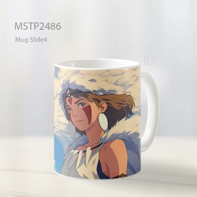 Princess Mononoke Dan Serigala Mug MSTP2486