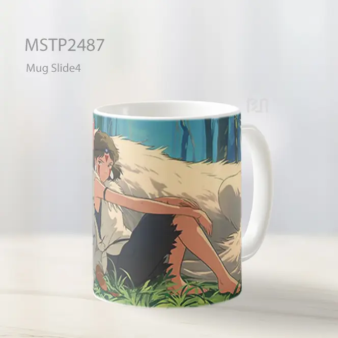 Princess Mononoke Forest Wolf Mug MSTP2487