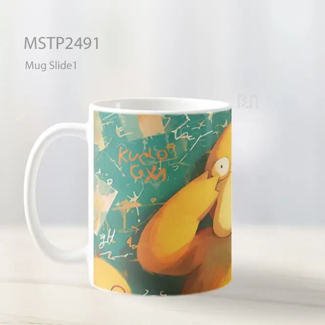 Psyduck Bingung Matematika Mug MSTP2491 - All-side / Desain