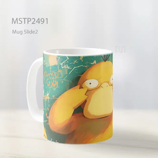 Psyduck Bingung Matematika Mug MSTP2491 - All-side / Desain
