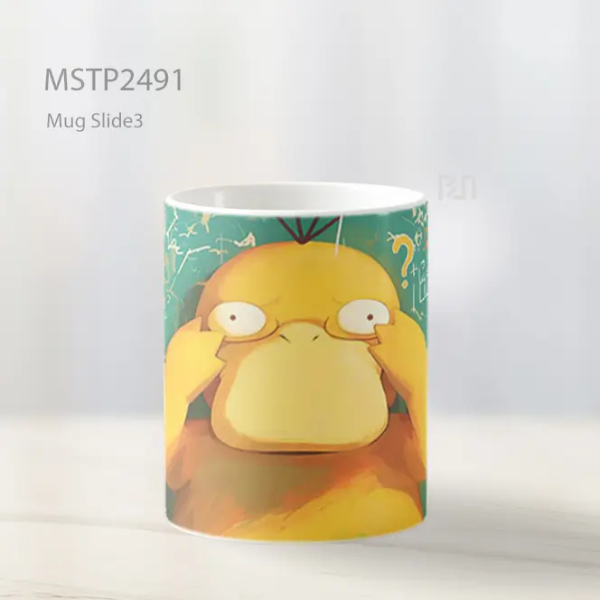 Psyduck Bingung Matematika Mug MSTP2491 - All-side / Desain