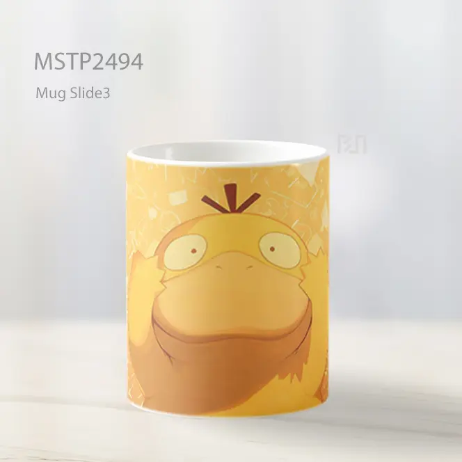 Psyduck Kelebihan Matematika Mug MSTP2494 - All-side / Desain