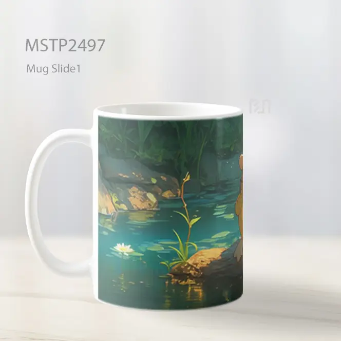 Psyduck Tertawa Di Danau Mug MSTP2497 - All-side / Desain