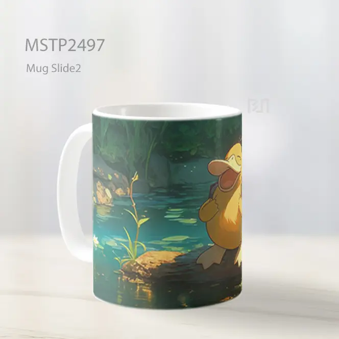 Psyduck Tertawa Di Danau Mug MSTP2497 - All-side / Desain