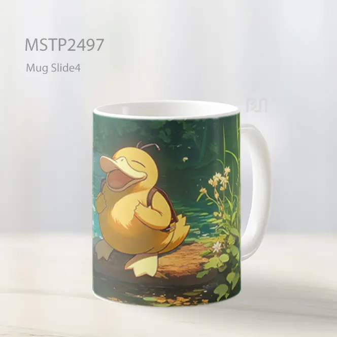 Psyduck Tertawa Di Danau Mug MSTP2497