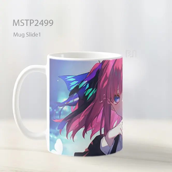 Quintessential Quintuplets Nino Nakano Rambut Pink Mug MSTP2499 - All-side / Desain