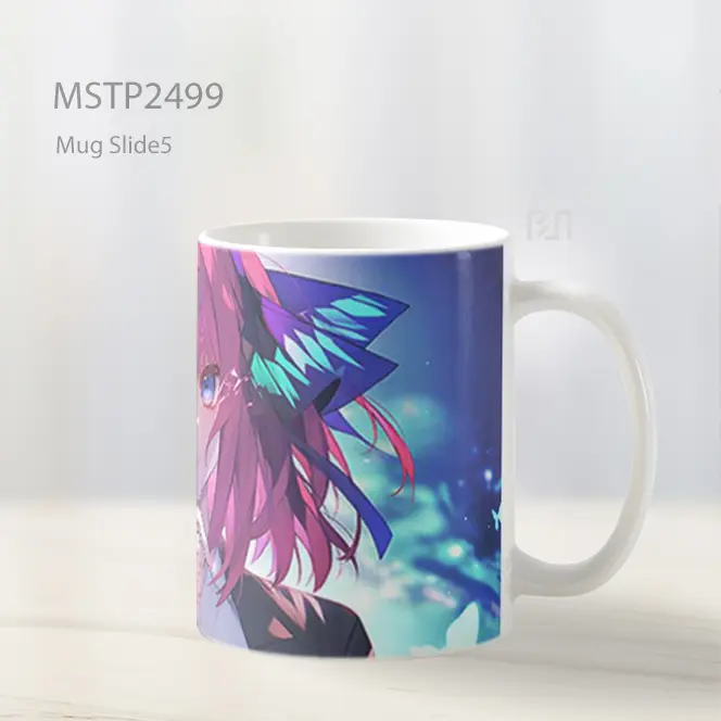 Quintessential Quintuplets Nino Nakano Rambut Pink Mug MSTP2499 - All-side / Desain