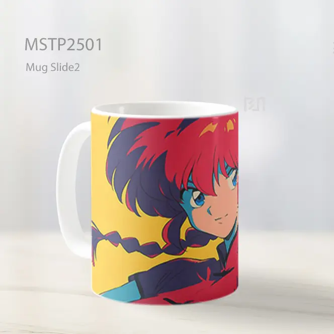 Ranma Saotome Anime Vintage Mug MSTP2501 - All-side / Desain