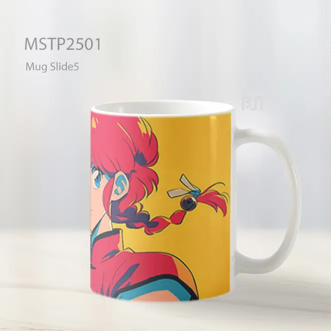 Ranma Saotome Anime Vintage Mug MSTP2501 - All-side / Desain