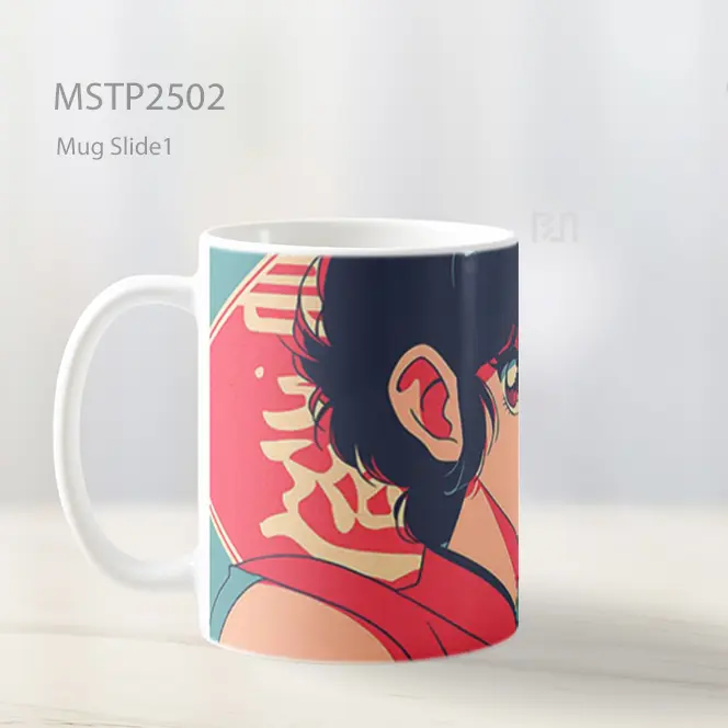 Ranma Saotome Gaya Manga Vintage Mug MSTP2502 - All-side / Desain