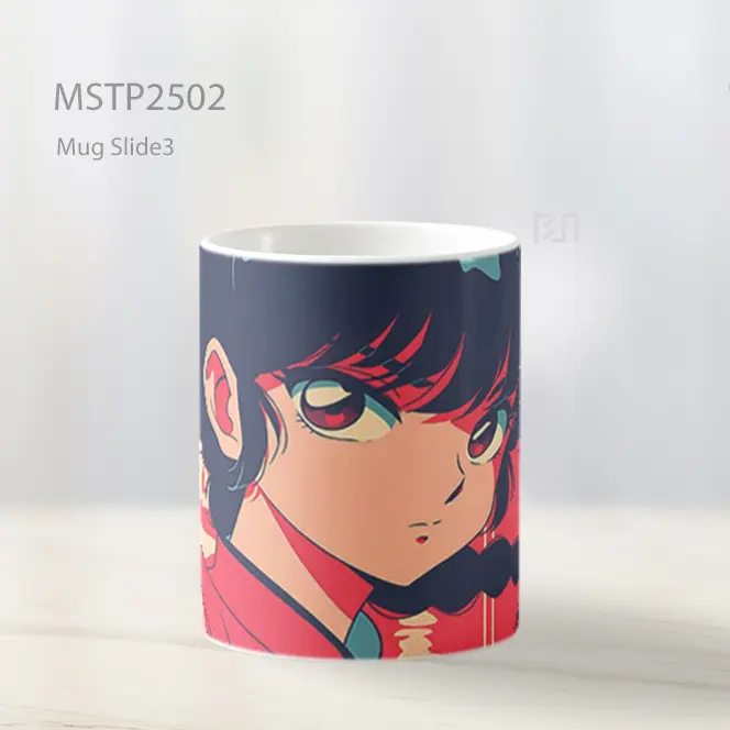Ranma Saotome Gaya Manga Vintage Mug MSTP2502 - All-side / Desain