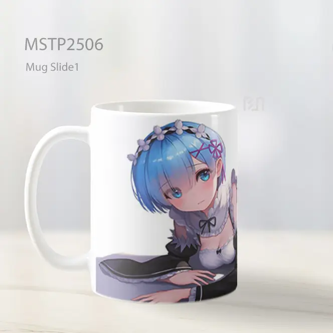 Rem Berbaring Rezero Anime Mug MSTP2506 - All-side / Desain