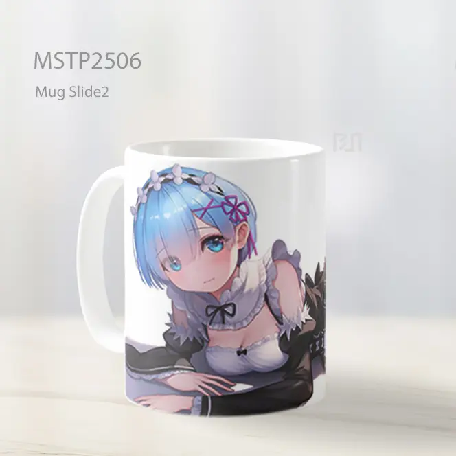 Rem Berbaring Rezero Anime Mug MSTP2506 - All-side / Desain