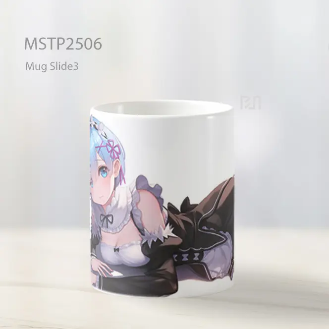 Rem Berbaring Rezero Anime Mug MSTP2506 - All-side / Desain