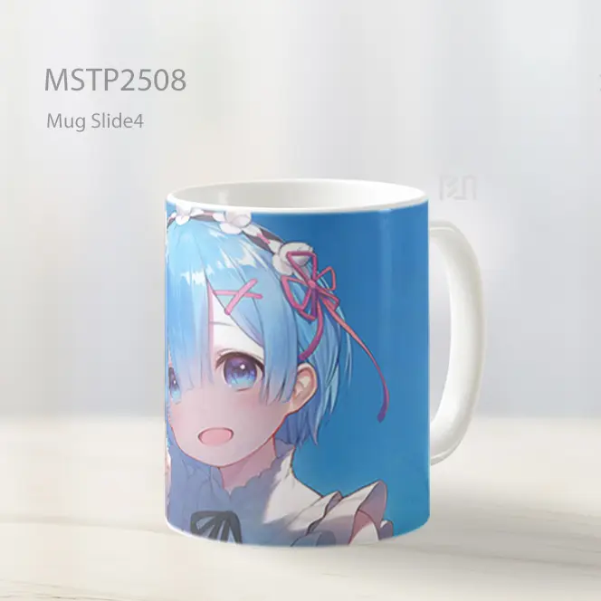 Rem Chibi Gadis Anime Langit Biru Mug MSTP2508