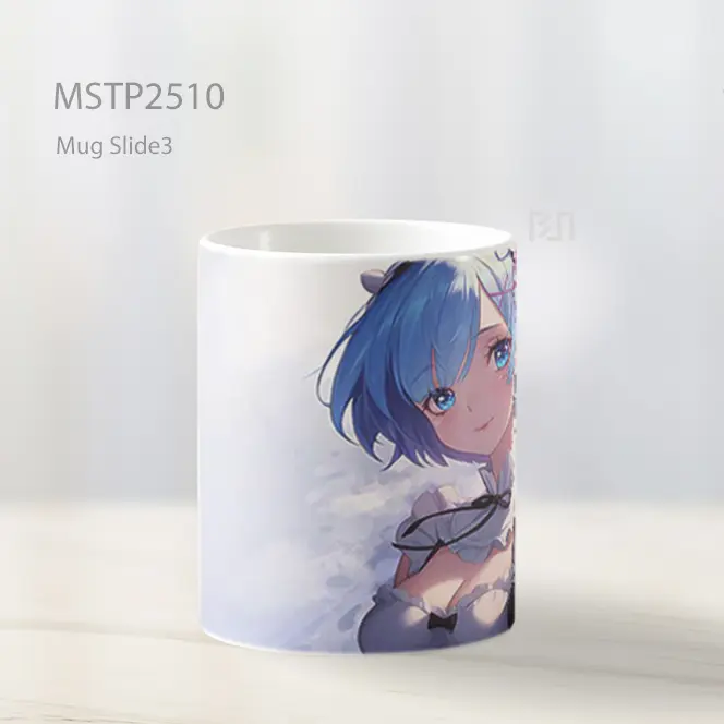 Rem Re Zero Anime Warna Lembut Mug MSTP2510 - All-side / Desain