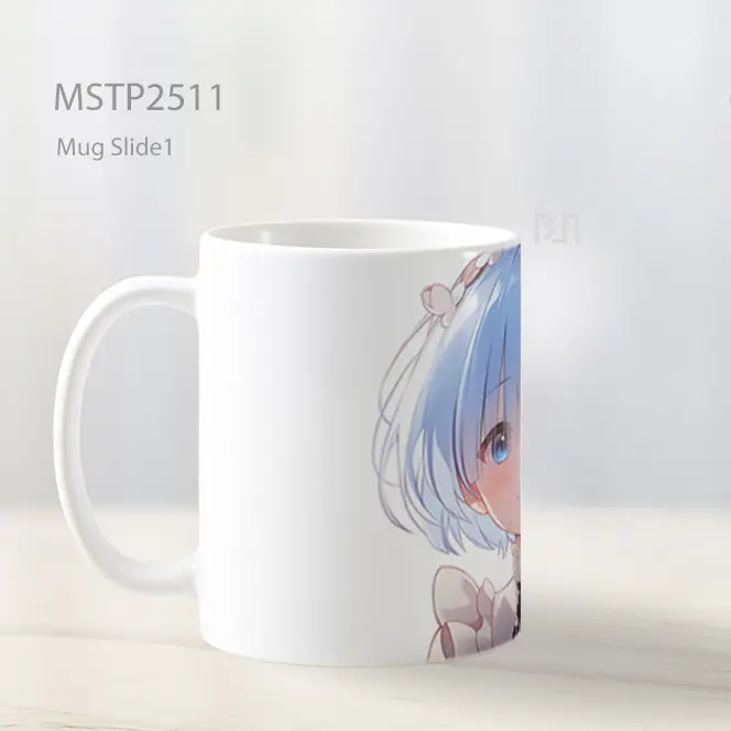 Rem Re Zero Senyum Anime Mug MSTP2511 - All-side / Desain